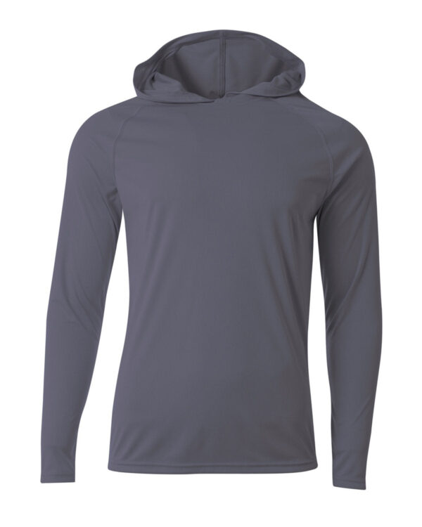 A4 Men's Cooling Performance Long-Sleeve Hooded T-Shirt: Stay Cool and Stylish - Image 2