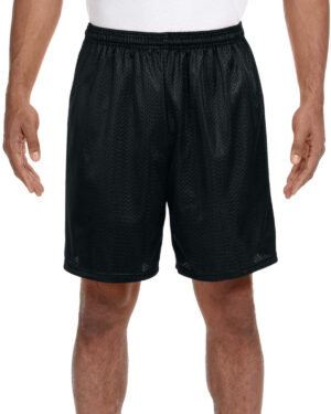 A4 Adult Seven Inch Inseam Mesh Short: Breathable Performance