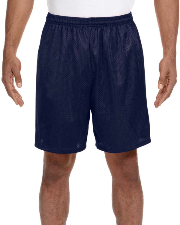 A4 Adult Seven Inch Inseam Mesh Short: Breathable Performance - Image 3