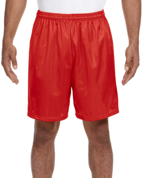 A4 Adult Seven Inch Inseam Mesh Short: Breathable Performance - Image 6