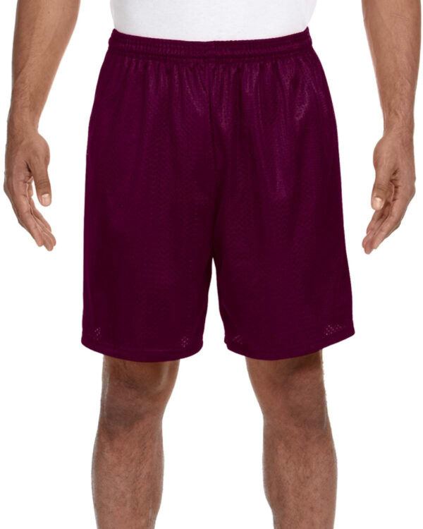 A4 Adult Seven Inch Inseam Mesh Short: Breathable Performance - Image 2