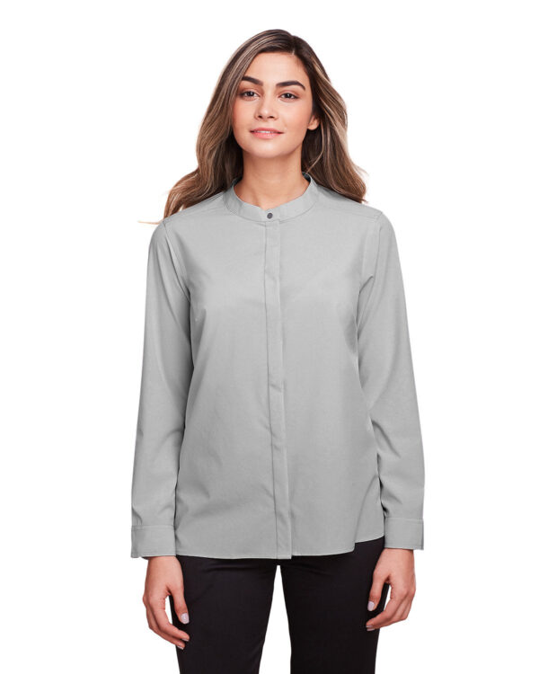 Elevate Your Ensemble with the North End Ladies' Borough Stretch Performance Shirt - Image 4