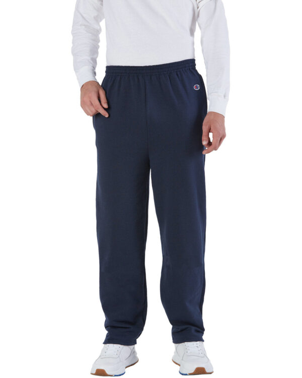 Champion Performance: The Adult Powerblend® Open-Bottom Fleece Pant with Pockets - Image 3