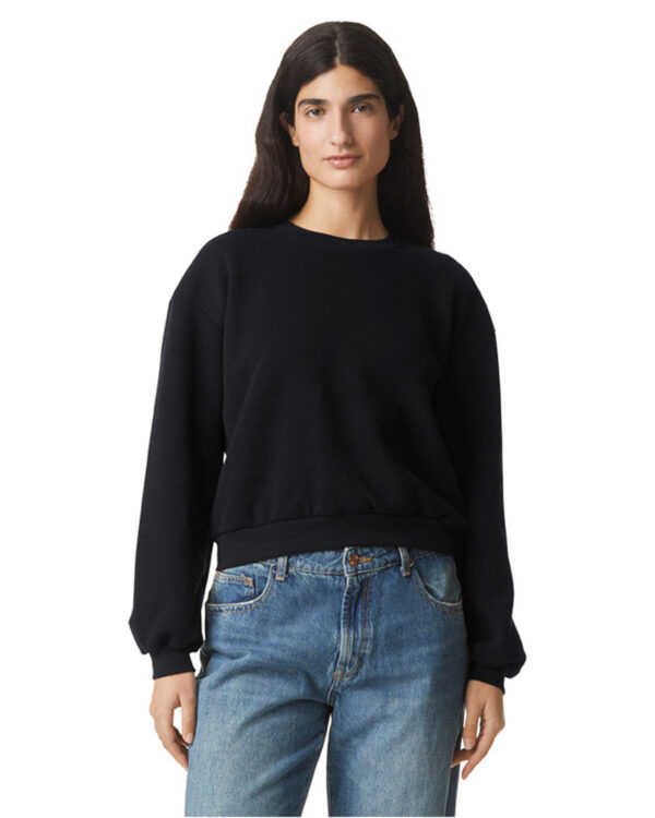 American Apparel Ladies' ReFlex Fleece Crewneck Sweatshirt: Redefining Cozy Chic - Image 2