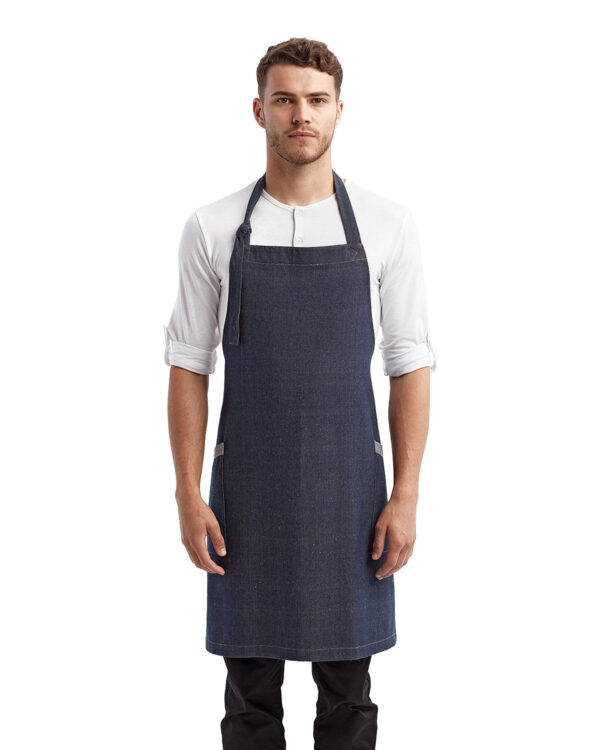 Artisan Renewal: The Unisex 'Regenerate' Sustainable Bib Apron from the Artisan Collection by Reprime - Image 3