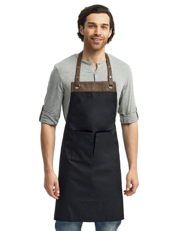 Artisan Essence: The Espresso Bib Apron from the Artisan Collection by Reprime - Image 2