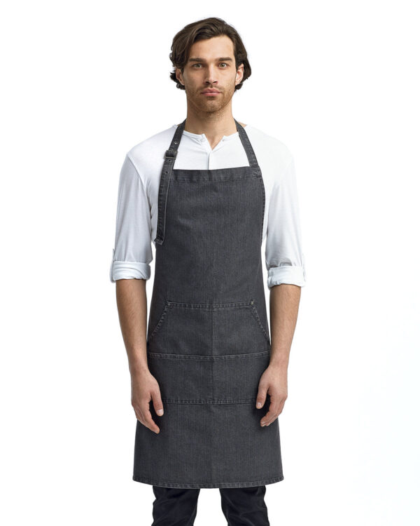 Artisan Heritage: The Unisex Jeans Stitch Denim Bib Apron from the Artisan Collection by Reprime