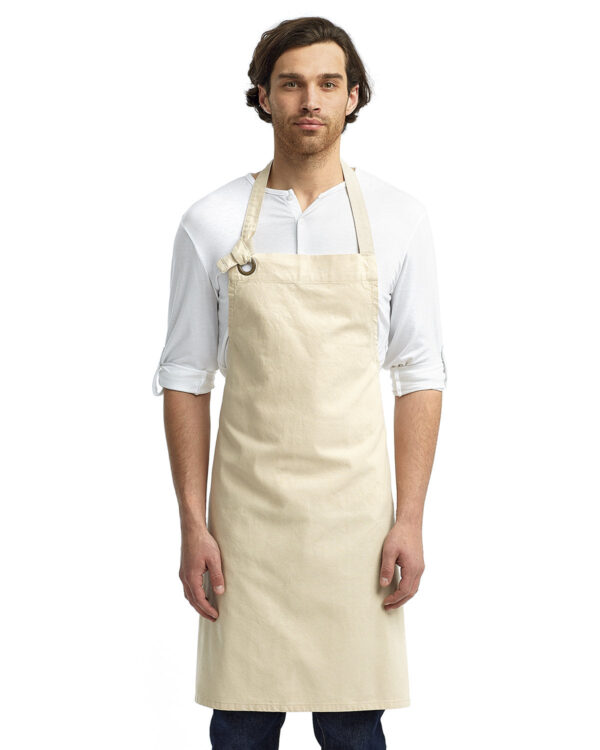 Artisan Craftsmanship: The Unisex Calibre Heavy Cotton Canvas Bib Apron from the Artisan Collection by Reprime - Image 5