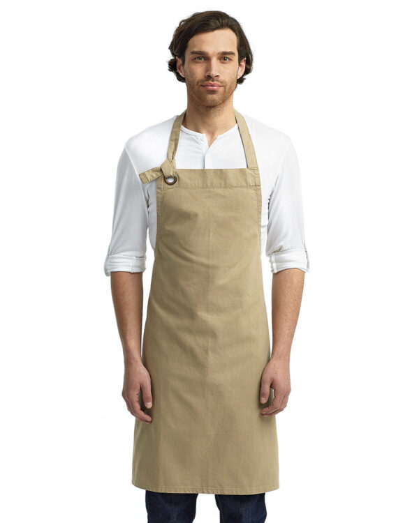 Artisan Craftsmanship: The Unisex Calibre Heavy Cotton Canvas Bib Apron from the Artisan Collection by Reprime - Image 4