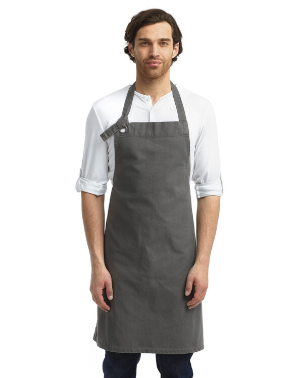 Artisan Craftsmanship: The Unisex Calibre Heavy Cotton Canvas Bib Apron from the Artisan Collection by Reprime - Image 3