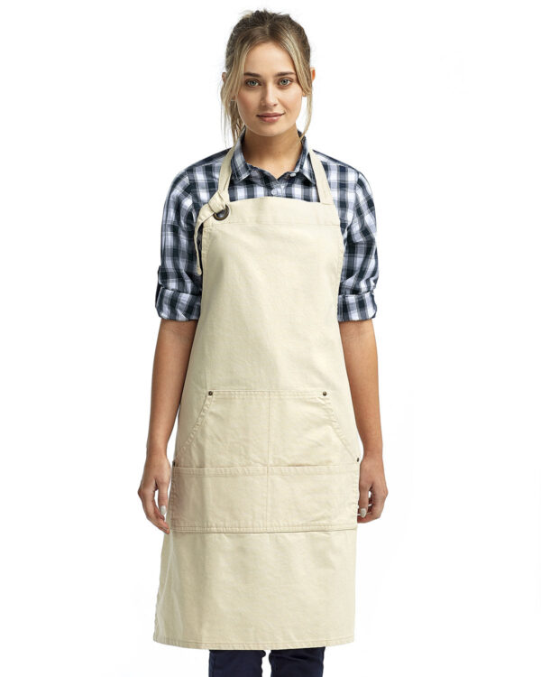 Artisan Signature: The 'Calibre' Heavy Cotton Canvas Pocket Apron from the Artisan Collection by Reprime - Image 5