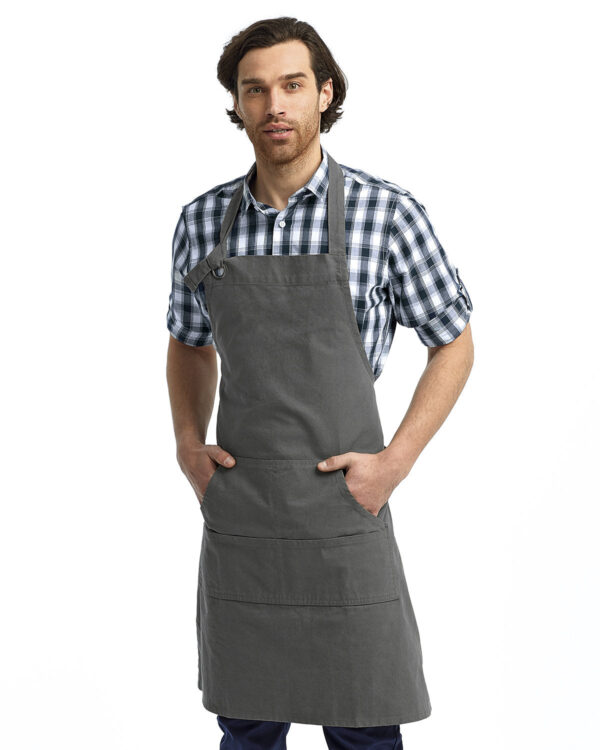 Artisan Signature: The 'Calibre' Heavy Cotton Canvas Pocket Apron from the Artisan Collection by Reprime - Image 3