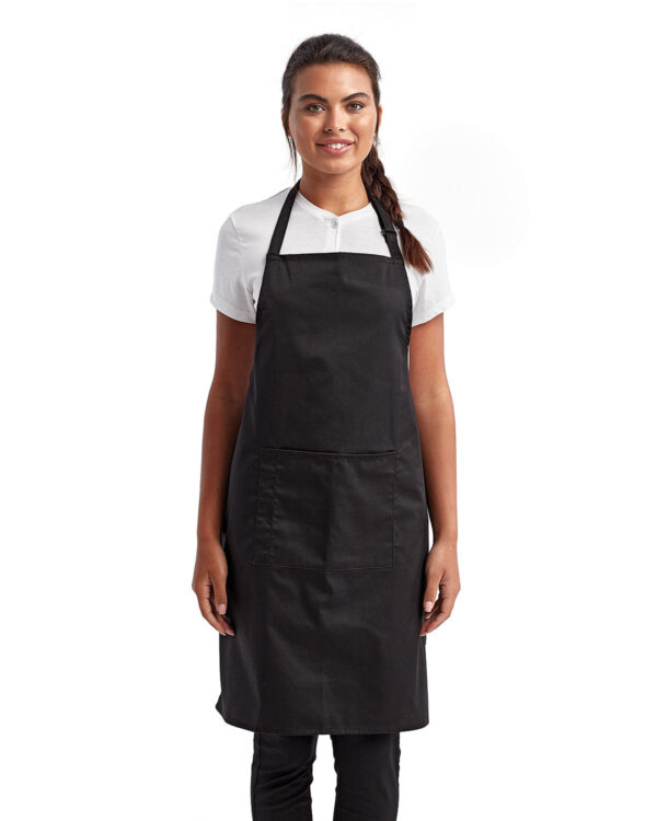 Artisan Harmony: The Unisex 'Colours' Sustainable Pocket Bib Apron from the Artisan Collection by Reprime