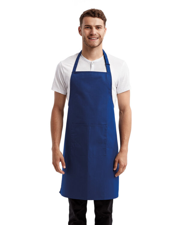 Artisan Harmony: The Unisex 'Colours' Sustainable Pocket Bib Apron from the Artisan Collection by Reprime - Image 11