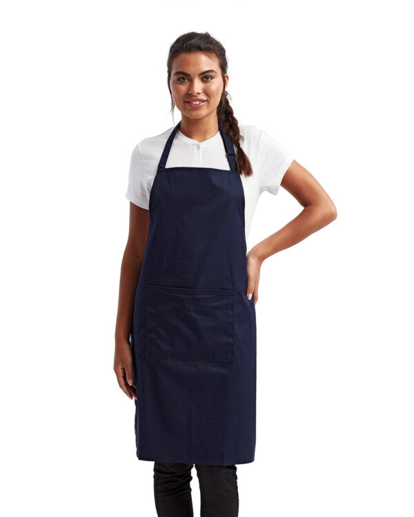 Artisan Harmony: The Unisex 'Colours' Sustainable Pocket Bib Apron from the Artisan Collection by Reprime - Image 9