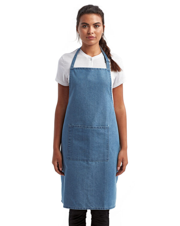 Artisan Harmony: The Unisex 'Colours' Sustainable Pocket Bib Apron from the Artisan Collection by Reprime - Image 3