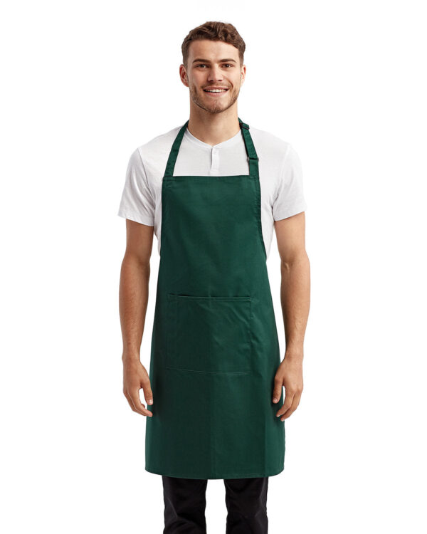 Artisan Harmony: The Unisex 'Colours' Sustainable Pocket Bib Apron from the Artisan Collection by Reprime - Image 4