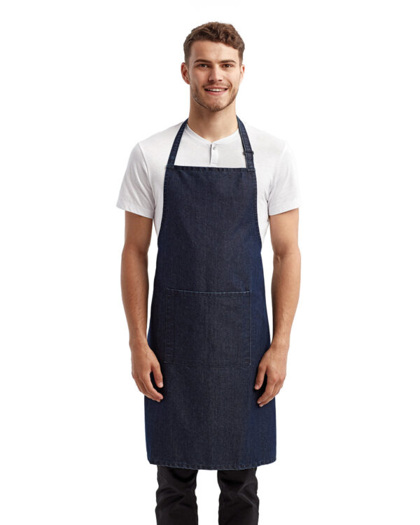 Artisan Harmony: The Unisex 'Colours' Sustainable Pocket Bib Apron from the Artisan Collection by Reprime - Image 6