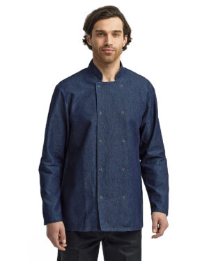 Artisan Craftsmanship: The Unisex Denim Chef's Coat from the Artisan Collection by Reprime