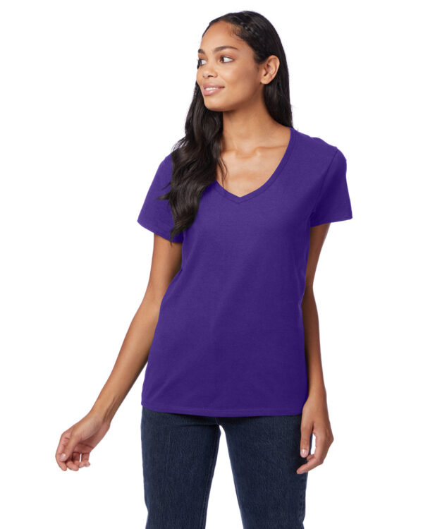 EXPERIENCE-PERFECT-STYLE-AND-COMFORT-WITH-THE-HANES-LADIES-PERFECT-T-V-NECK-T-SHIRT