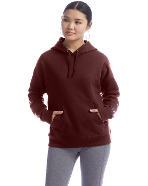 Champion Essential: The Ladies' PowerBlend Relaxed Hooded Sweatshirt - Image 4