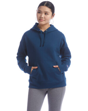 Champion Essential: The Ladies' PowerBlend Relaxed Hooded Sweatshirt