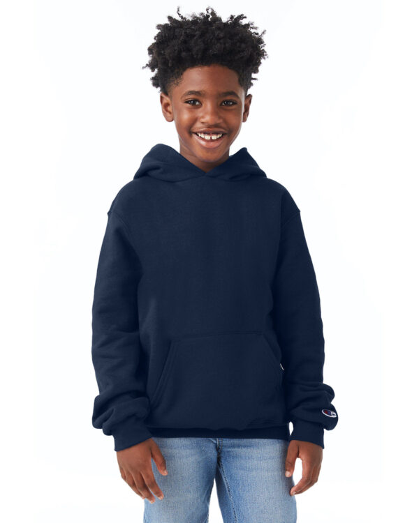 Champion Essential: The Youth PowerBlendÂ® Pullover Hooded Sweatshirt - Image 3