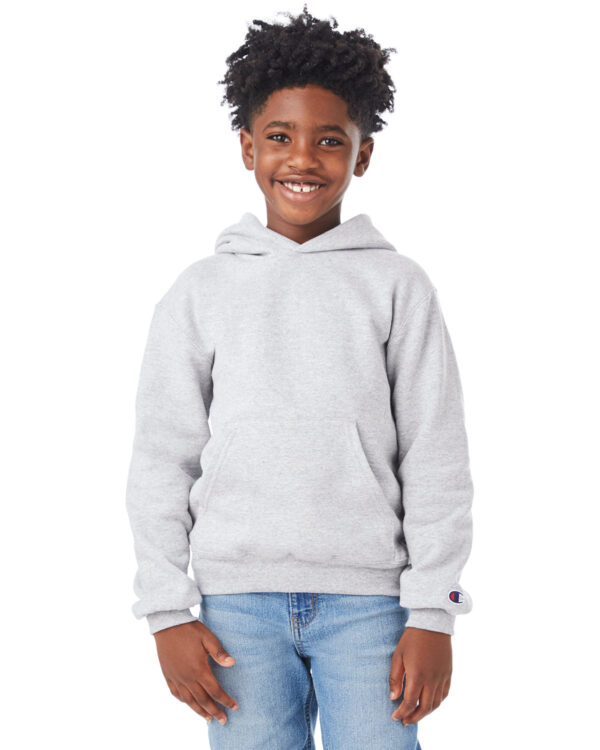 Champion Essential: The Youth PowerBlendÂ® Pullover Hooded Sweatshirt - Image 2