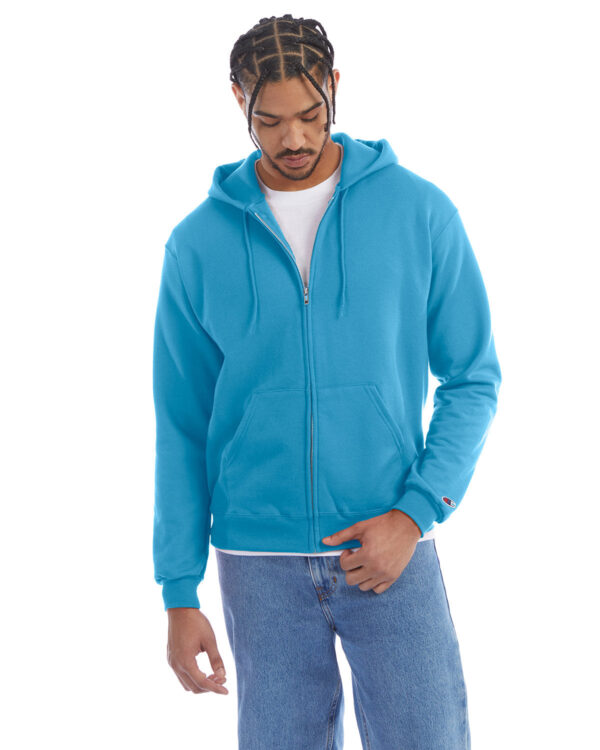 Champion Performance: The Adult PowerBlend® Full-Zip Hooded Sweatshirt - Image 2