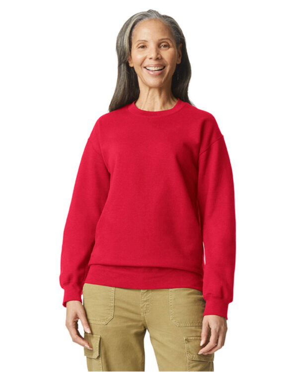 Gildan Adult SoftstyleÂ® Fleece Crew Sweatshirt SF000 - Image 2