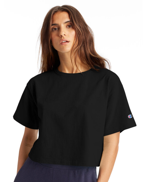 Champion Essential: The Ladies' Cropped Heritage T-Shirt