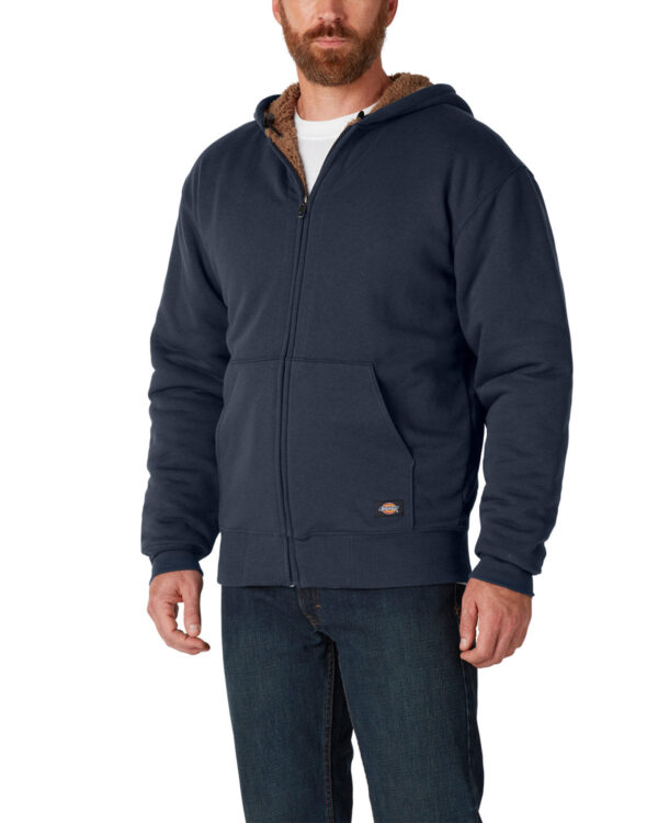 Dickies Men's Fleece-Lined Full-Zip Hooded Sweatshirt TW457 - Image 3