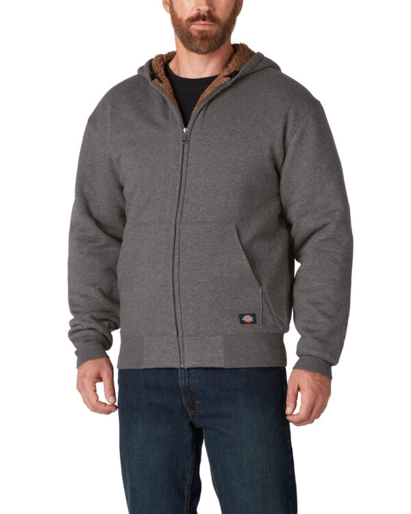 Dickies Men's Fleece-Lined Full-Zip Hooded Sweatshirt TW457 - Image 4