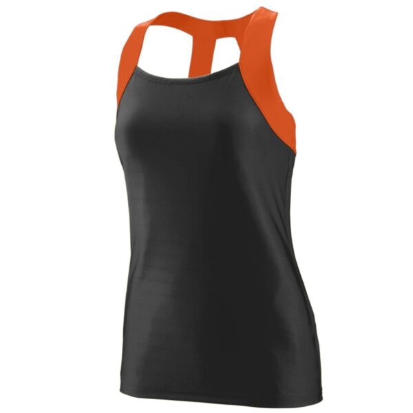 GIRLS JAZZY OPEN BACK TANK - Apparel Globe