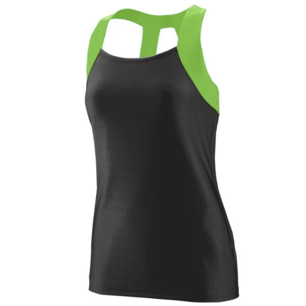 GIRLS JAZZY OPEN BACK TANK - Apparel Globe