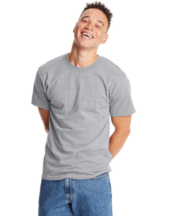 THE-ULTIMATE-IN-DURABILITY-AND-COMFORT-HANES-UNISEX-BEEFY-TÃ‚Â®-T-SHIRT