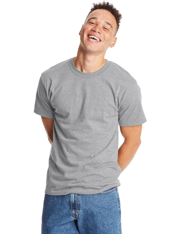 THE-ULTIMATE-IN-DURABILITY-AND-COMFORT-HANES-UNISEX-BEEFY-TÃ‚Â®-T-SHIRT