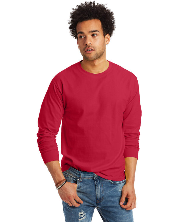 THE-AUTHENTIC-COMFORT-HANES-ADULT-AUTHENTIC-T-LONG-SLEEVE-T-SHIRT