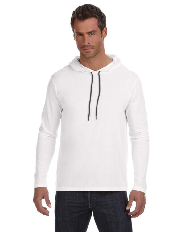 Gildan Adult Lightweight Long-Sleeve Hooded T-Shirt 987AN - Image 6