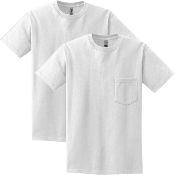 GILDAN ADULT ULTRA COTTON POCKET T-SHIRT - APPAREL GLOBE