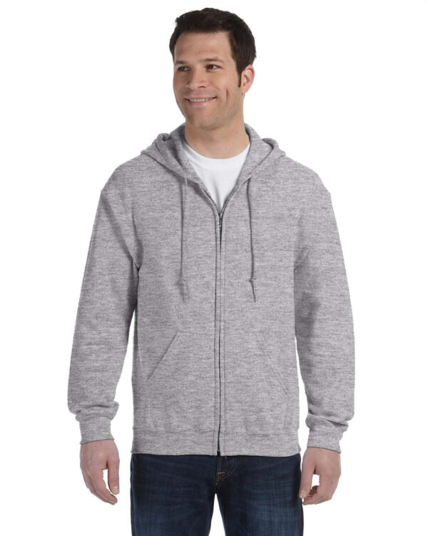 Gildan Adult Heavy Blend™ 8 oz., 50/50 Full-Zip Hooded Sweatshirt G186 - Image 4