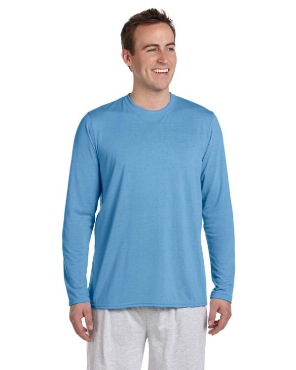 Gildan Adult PerformanceÂ® Adult 5 oz. Long-Sleeve T-Shirt G424 - Image 9