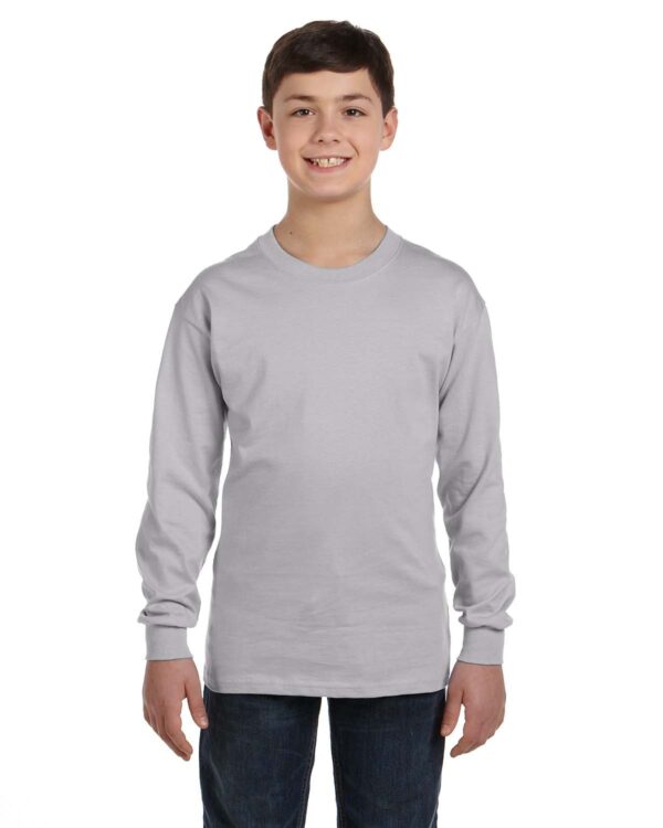 GILDAN-YOUTH-HEAVY-COTTONÂ„Â¢-LONG-SLEEVE-T-SHIRT-COZY-STYLE