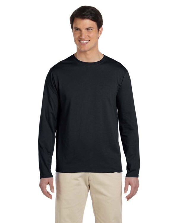 Gildan Adult SoftstyleÂ® Long-Sleeve T-Shirt G644 - Image 5