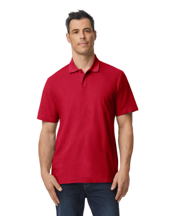 Gildan Men's Softstyle Double Pique Polo Shirt G648 - Image 3