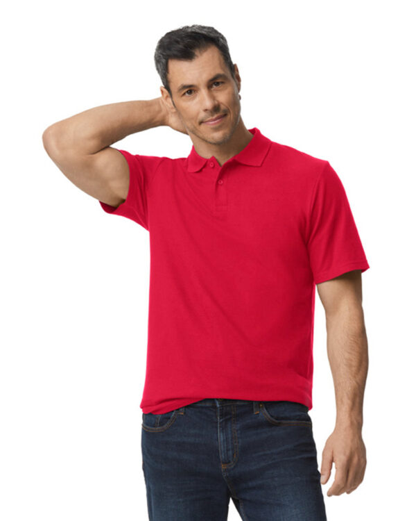 Gildan Men's Softstyle Double Pique Polo Shirt G648 - Image 10