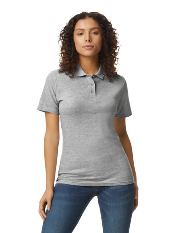 Gildan Ladies' Softstyle Double Pique Polo G648L - Image 9