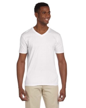 GILDAN-ADULT-SOFTSTYLEÂ®-V-NECK-T-SHIRT-STYLISH-COMFORT