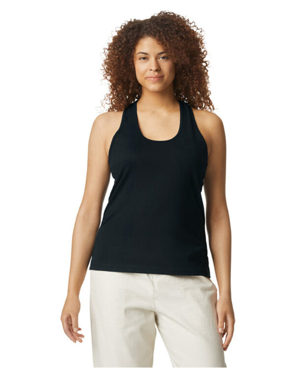 Gildan Ladies' Softstyle CVC Racerback Tank G672L - Image 6