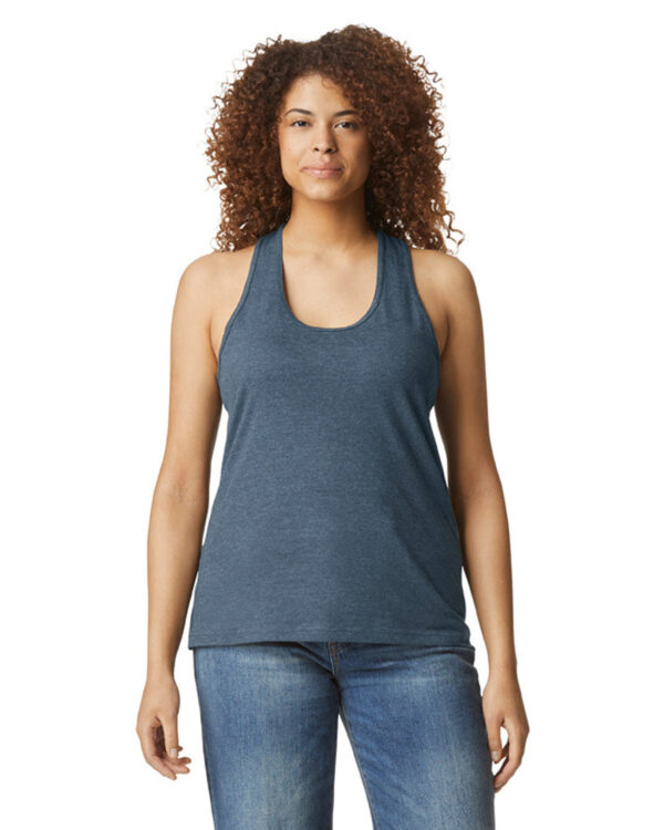 Gildan Ladies' Softstyle CVC Racerback Tank G672L - Image 7